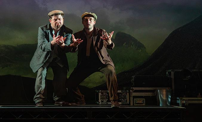 Gerard McCabe & Shaun Blaney in STONES IN HIS POCKETS. Photo Credit: Danny Kaan