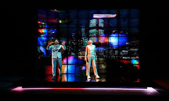 Emma Corrin (Anna) & Nabhaan Rizwan (Ariel) in ANNA X. P