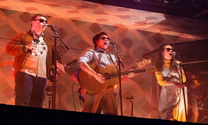 The cast of NEVER LOST AT HOME 