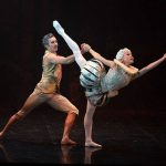 Joseph Taylor and Minju Kang in Northern Ballet's Casanova. Photo Credit Emma Kauldhar