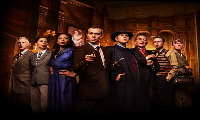 The cast of THE MOUSETRAP 70th Anniversary Tour